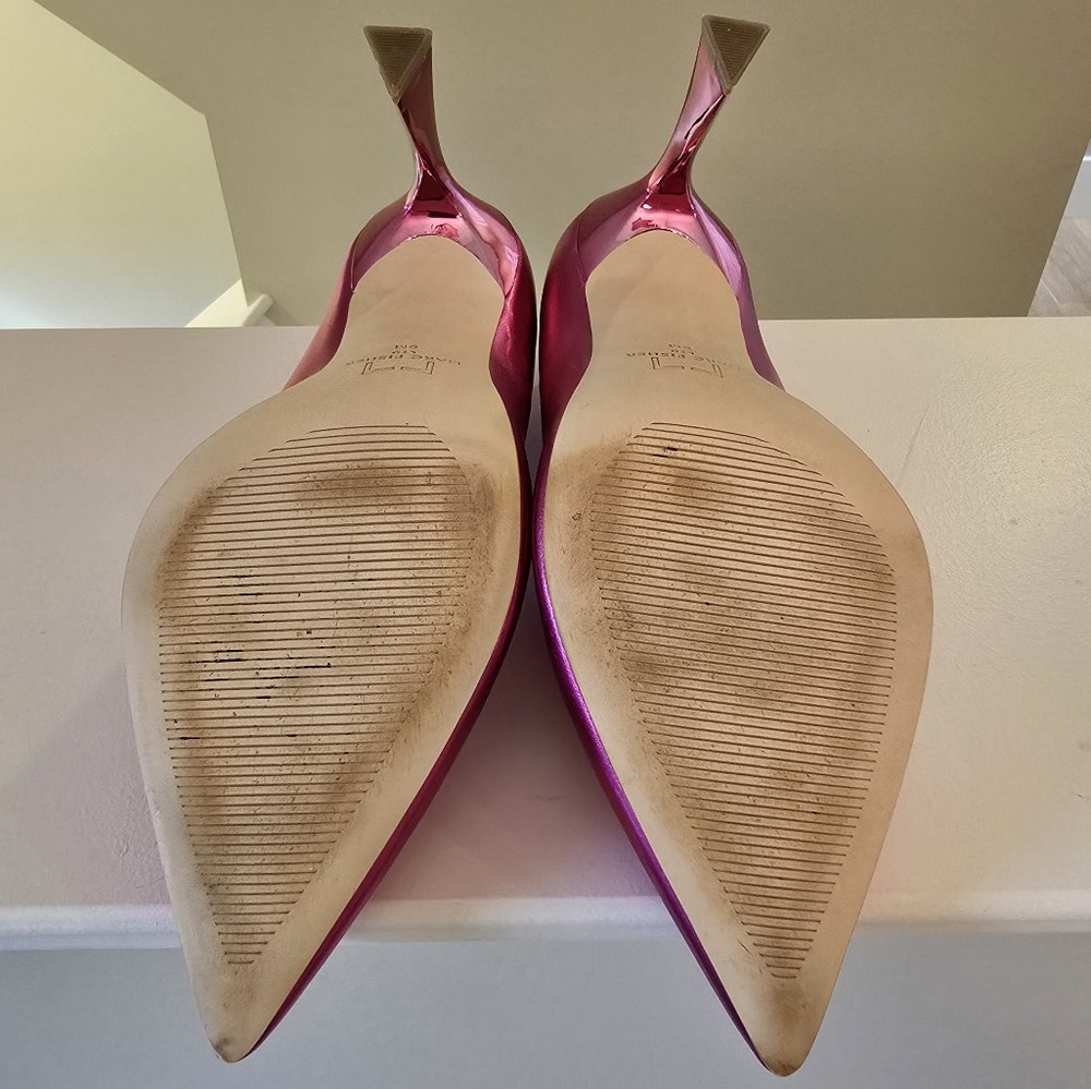 Marc Fisher Metallic Heels - Picture 2 of 9